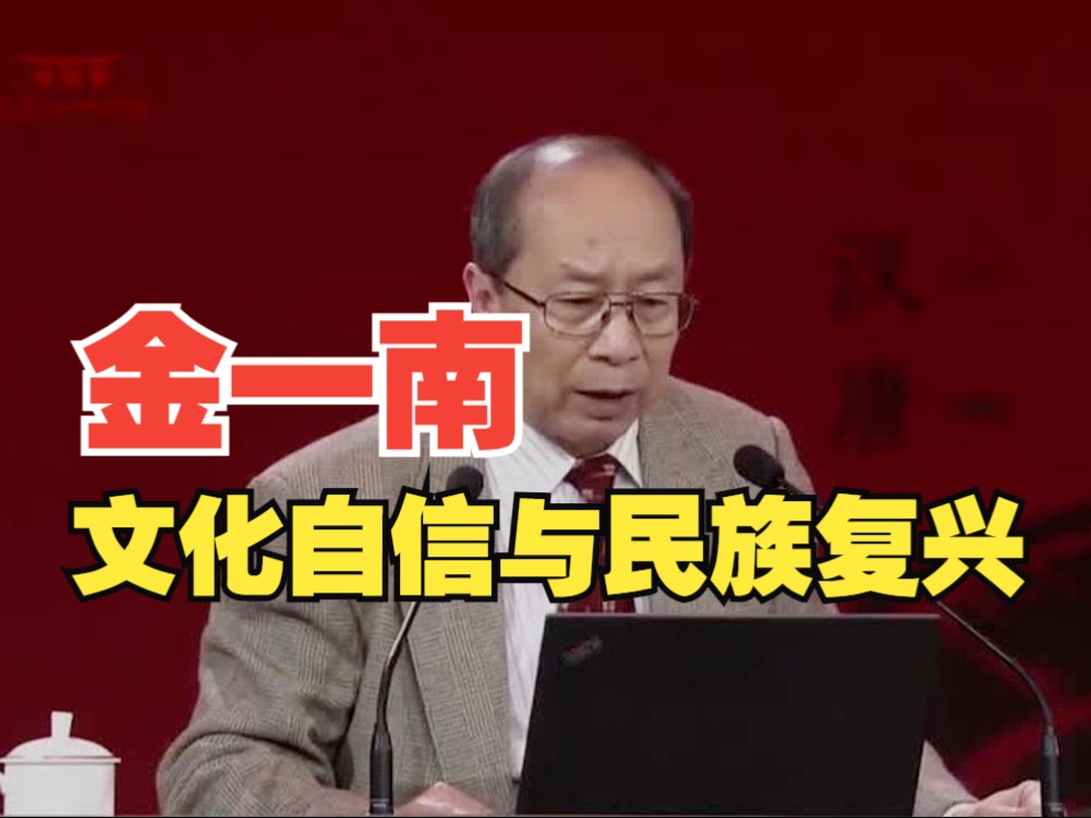 金一南:文化自信与民族复兴