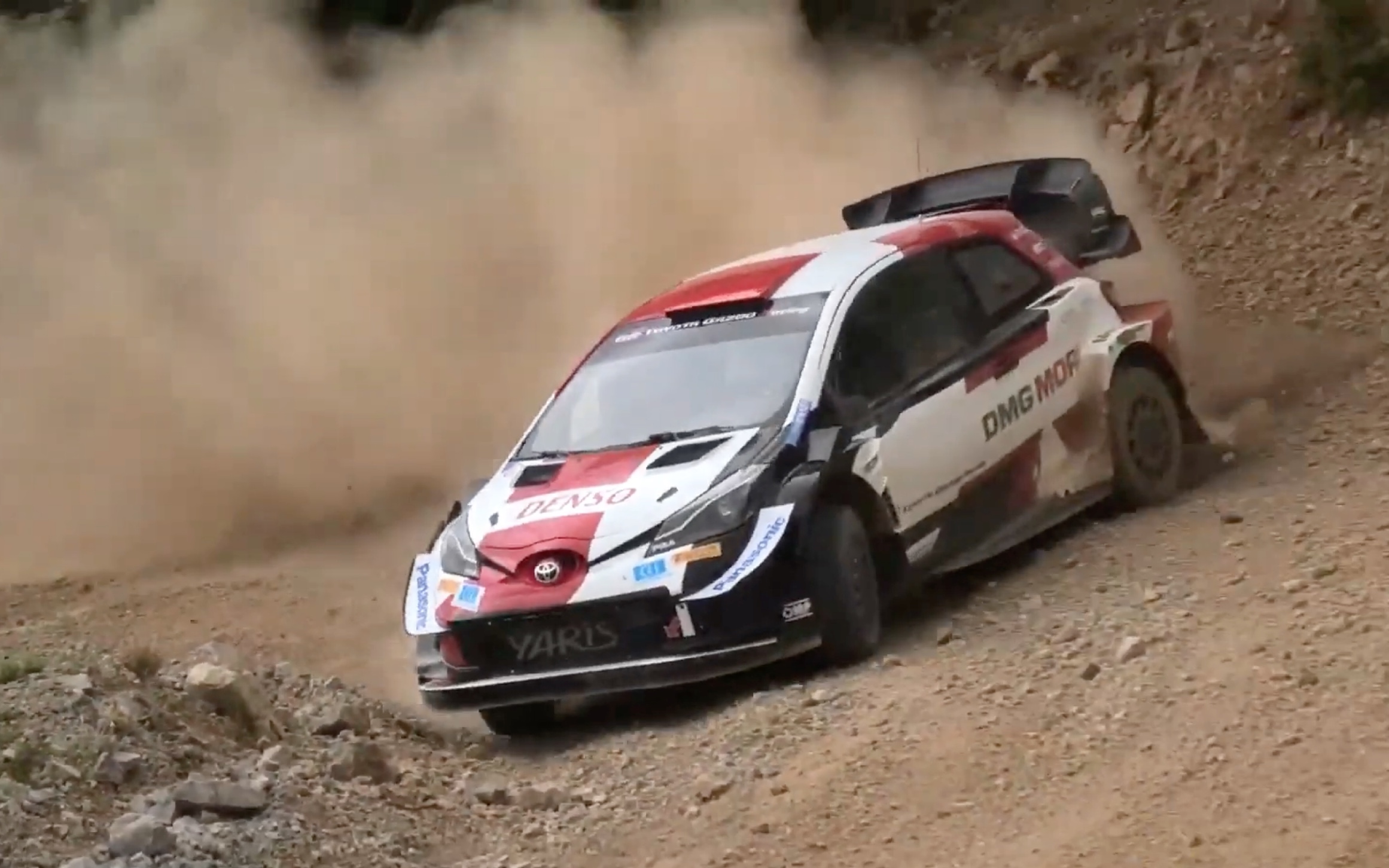 wrc丰田车队希腊拉力赛赛前测试