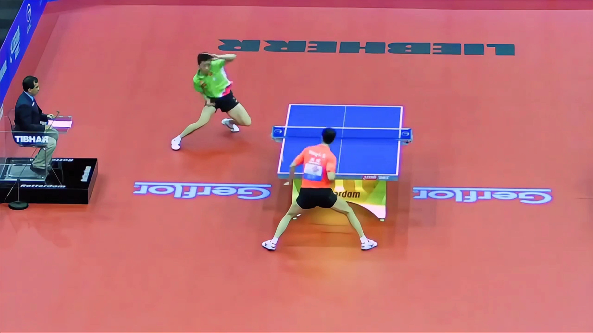 【超清修复】王励勤vs许昕,最强正手的较量,谁更强