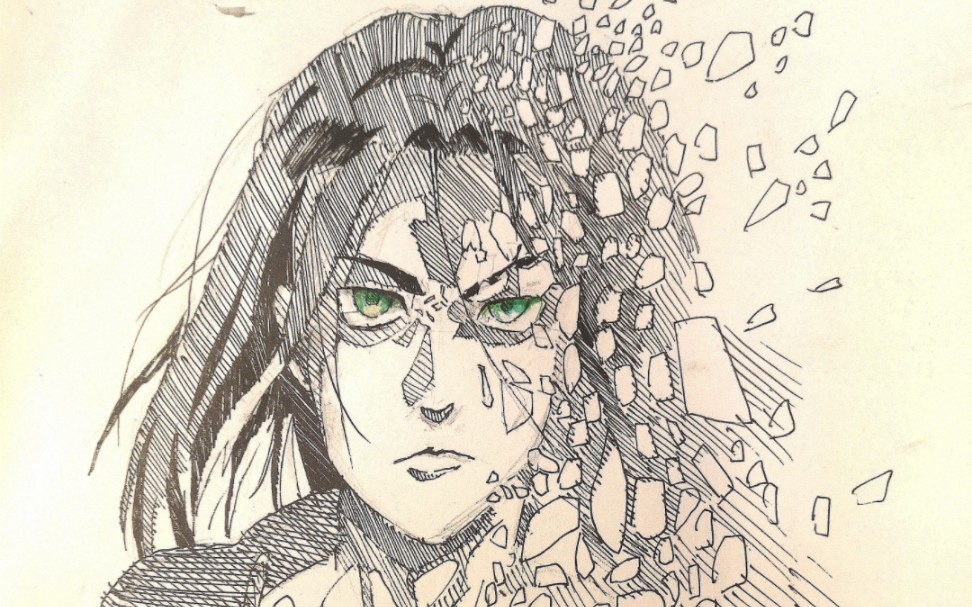 1分钟,1支笔,地鸣艾伦_哔哩哔哩_bilibili