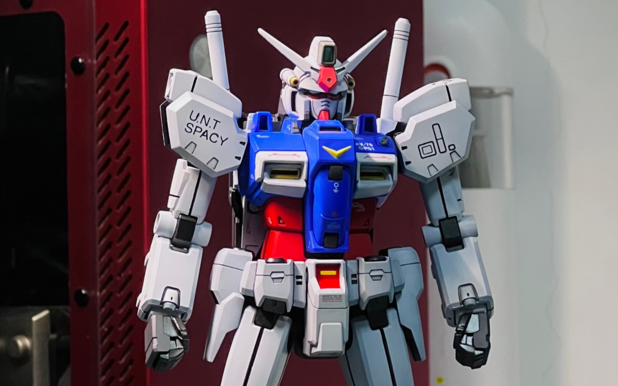 万代 老模 mg rx-78 gp01 高达