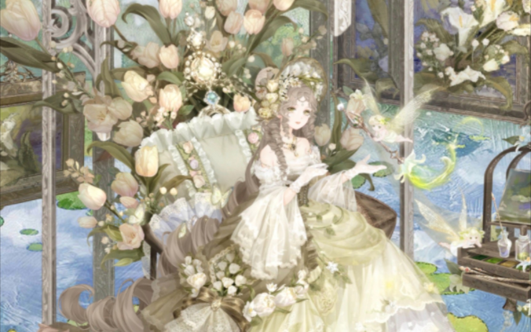 [奇迹暖暖][套装文案]浮香午后 少女画家苏尔和她的传世画作,据说这幅