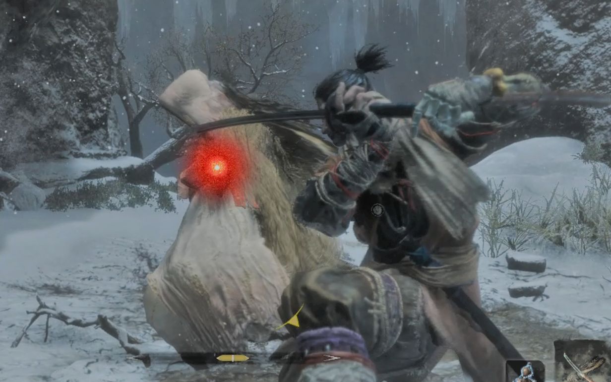 只狼蛇眼白藤无伤刚刀禁义手技能两分钟征服坠落之谷腿最短的女人踢不