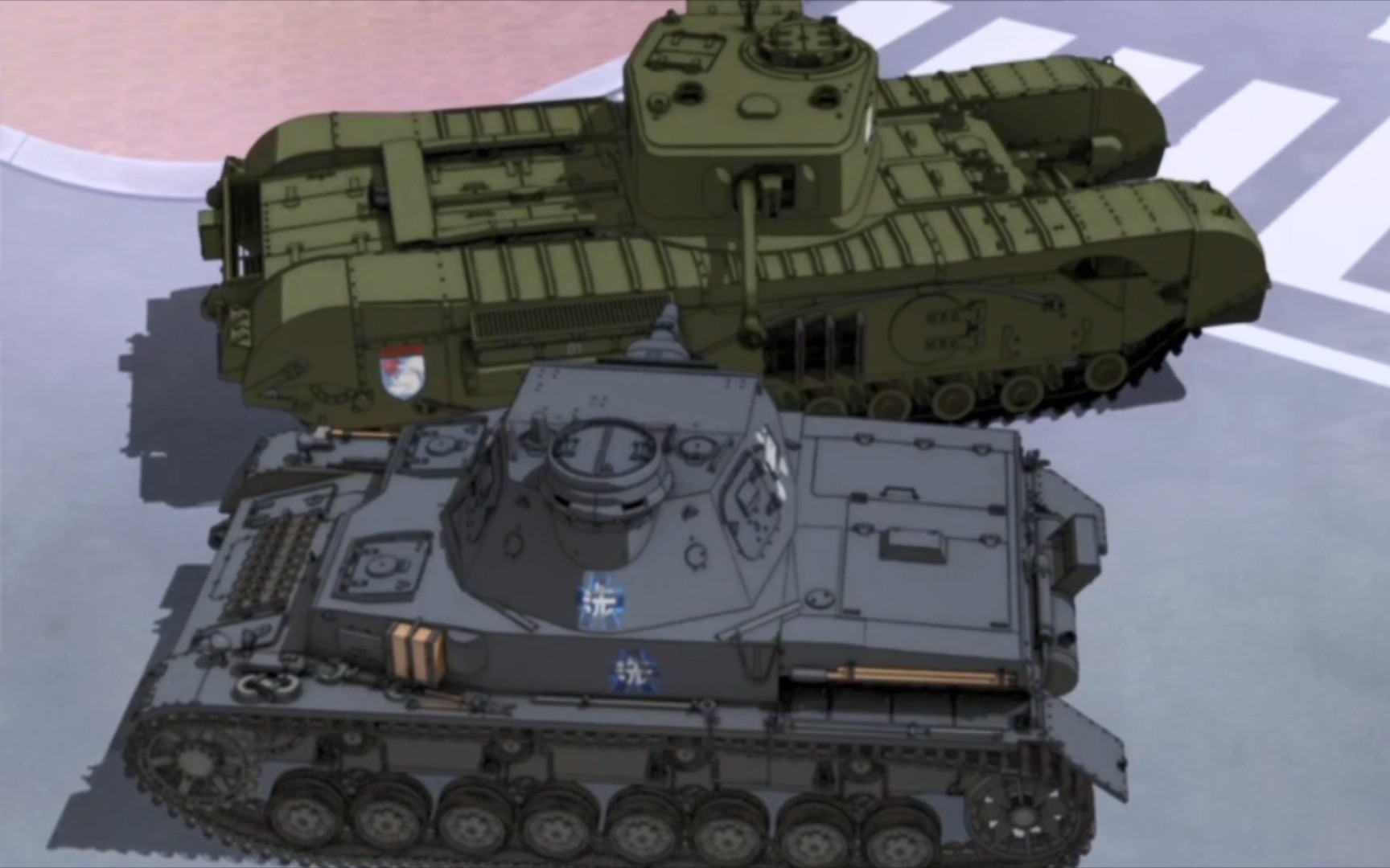 【刮痧的四号→_→】【少女与战车·究极战车道:第二话～鮟鱇组03】