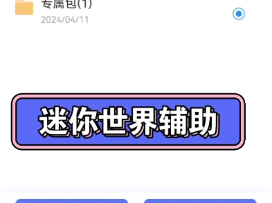 迷你世界CA辅助哔哩哔哩bilibili