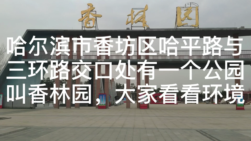 哈尔滨市香坊区哈平路与三环路交口处有一处公园叫香林园,大家看看环境怎么样啊?哔哩哔哩bilibili