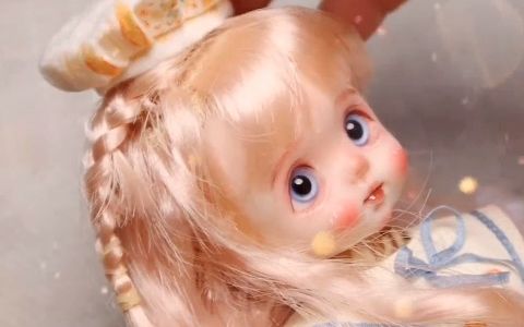 超可爱的圆脸娃娃,哈哈哈,好看不?