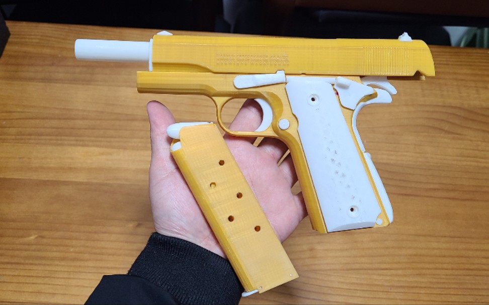 『不可发射』玩具模型m1911-a1组装教学 3d打印_哔哩哔哩_bilibili