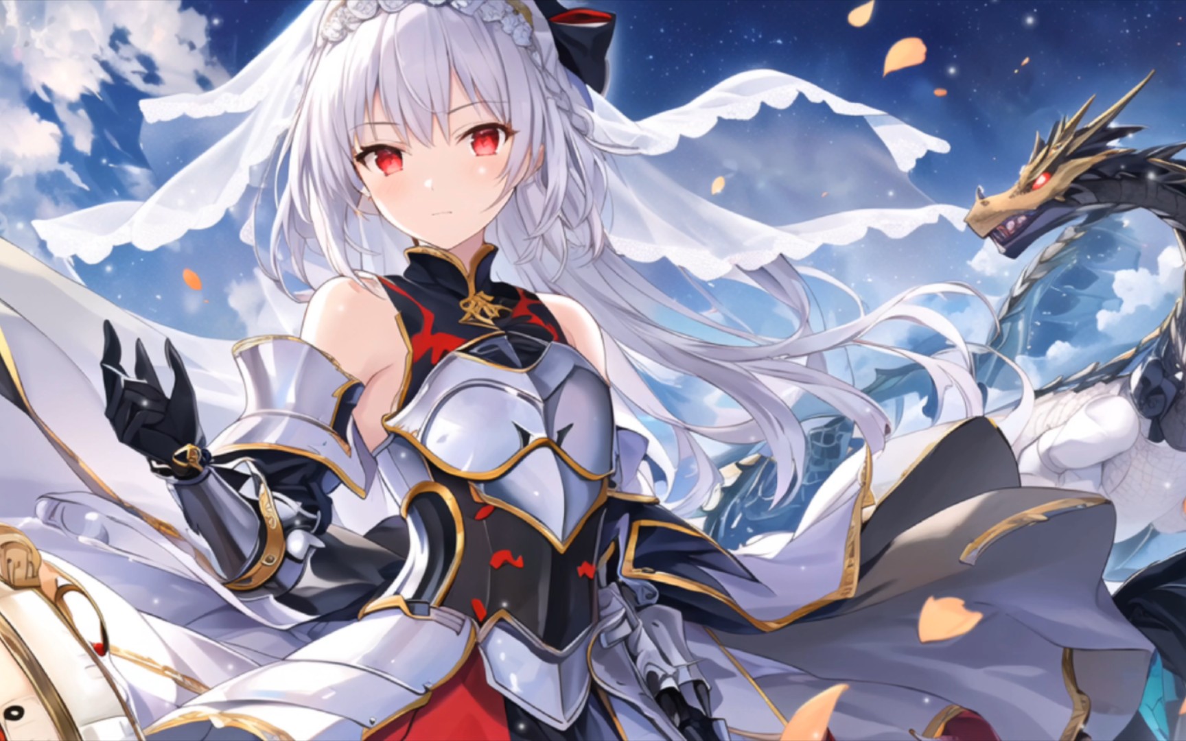 【ai绘画】龙背上的姬骑士 龙骑利刃所向便是帝国边疆!