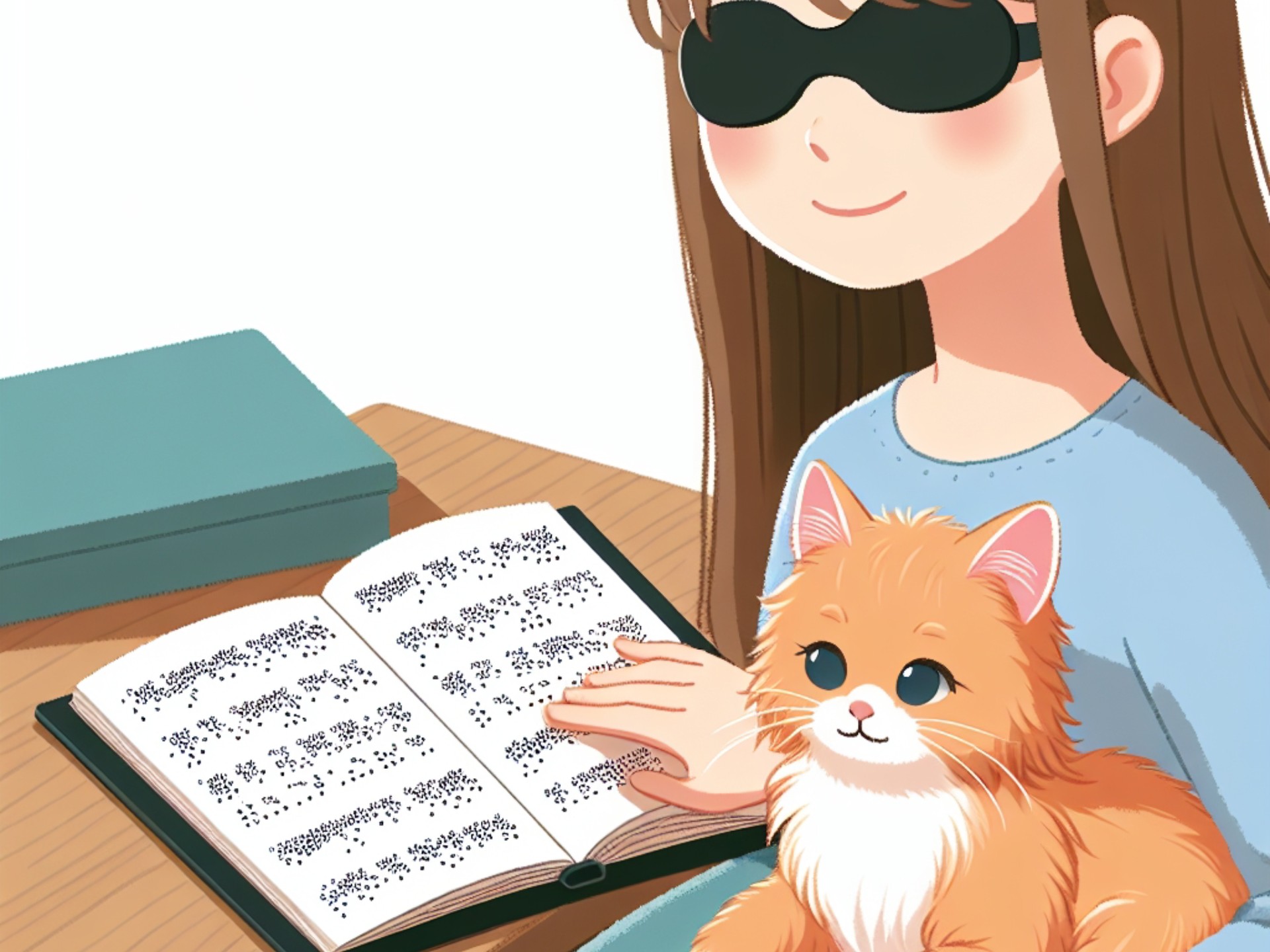 盲文的阅读速度有多快?来听盲人女孩读一段完全陌生的文本