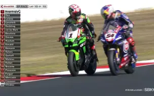 Download Video: 【WSBK】川崎 vs 雅马哈 最后一圈精彩缠斗