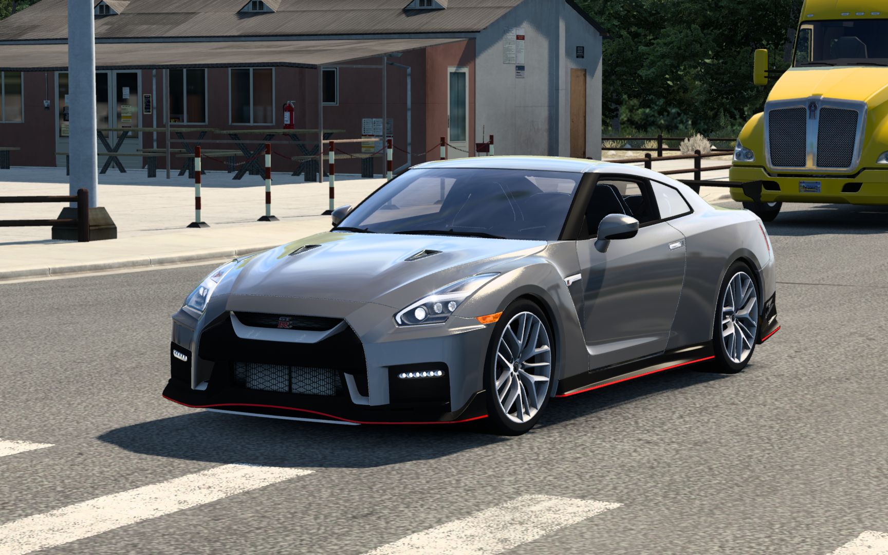 欧美卡通用mod:2017款日产gtr  1.45