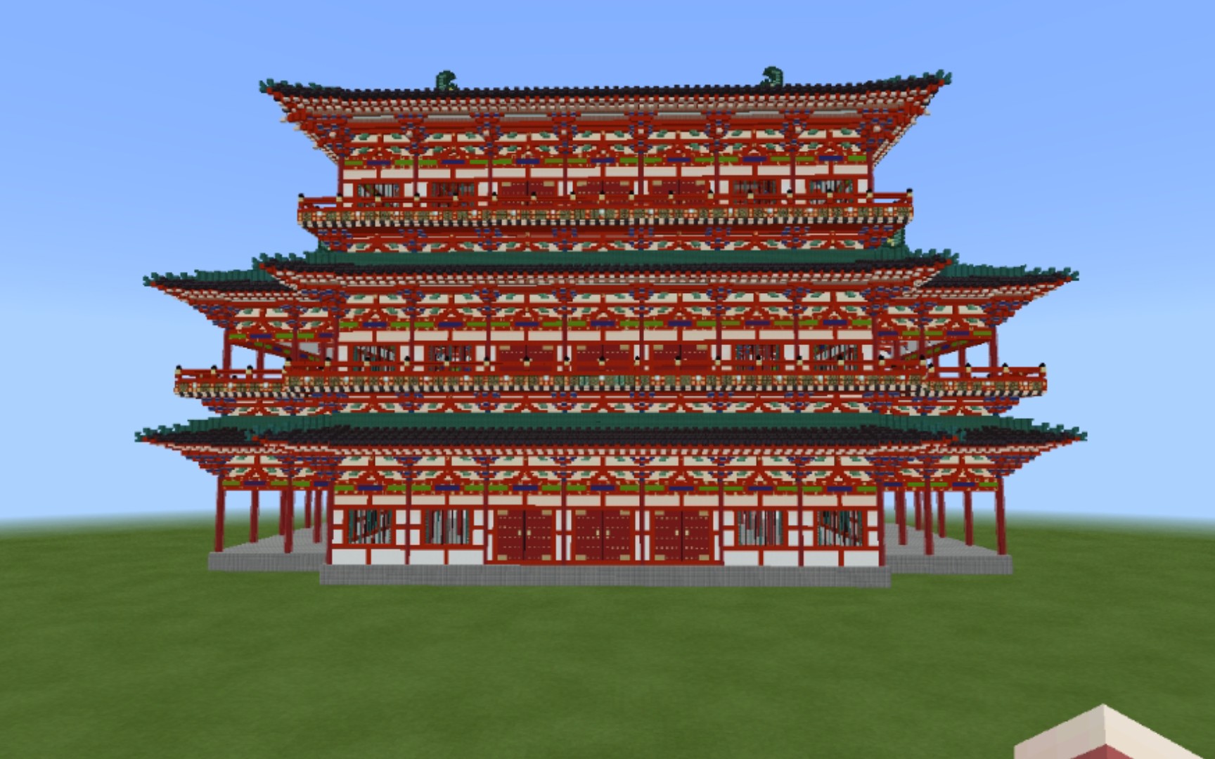 精力换的!(minecraft·中比例花萼相辉之楼·旧址)