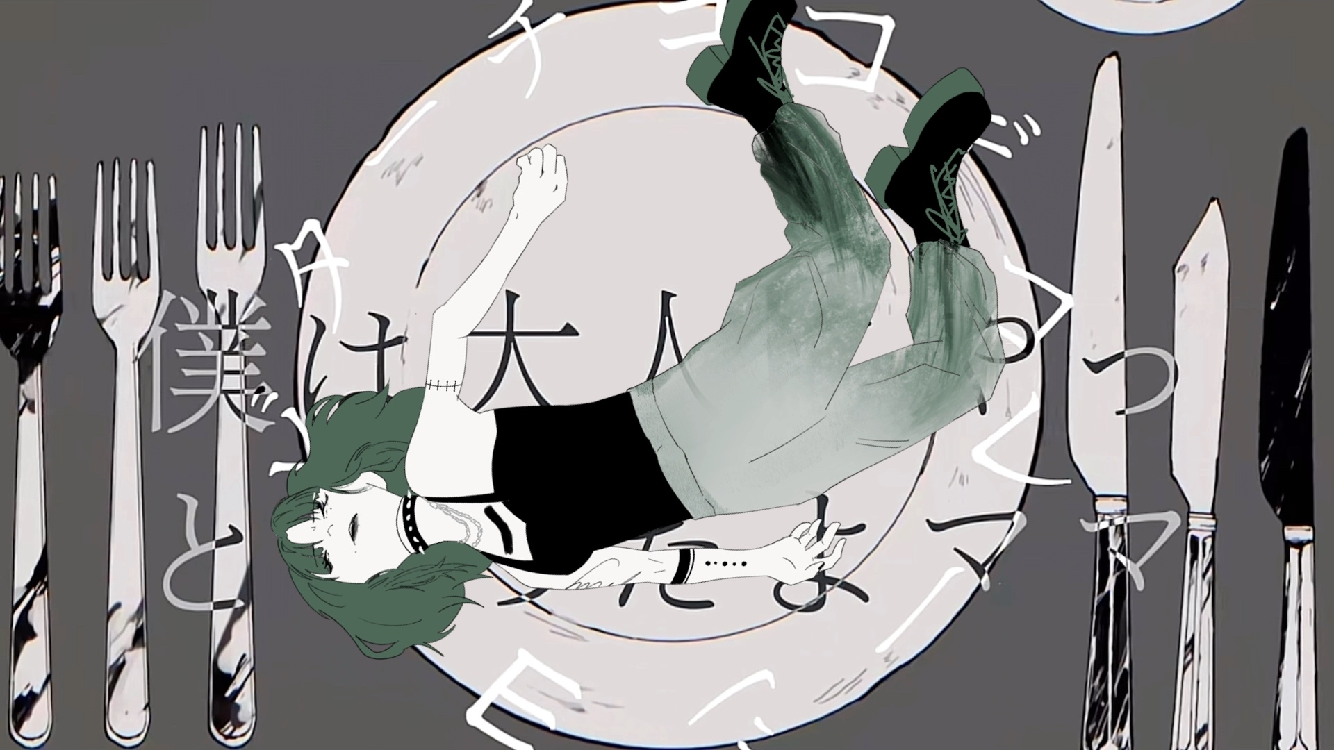 【oc手书(描改)】苦巧克力装饰