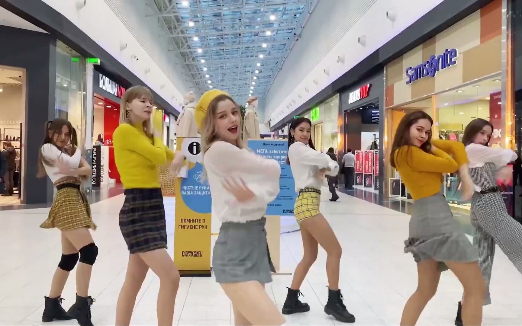 亮度美女舞团kpop热舞快闪我无法停止