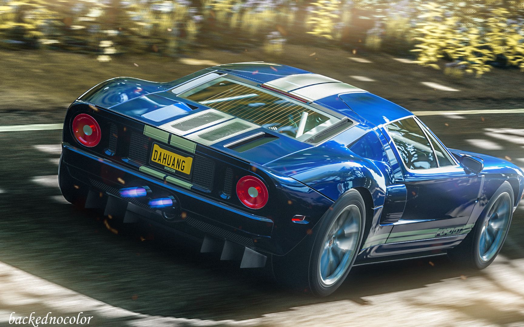 【地平线4】福特gt05 莱克赫斯特森林冲刺赛 2.49.