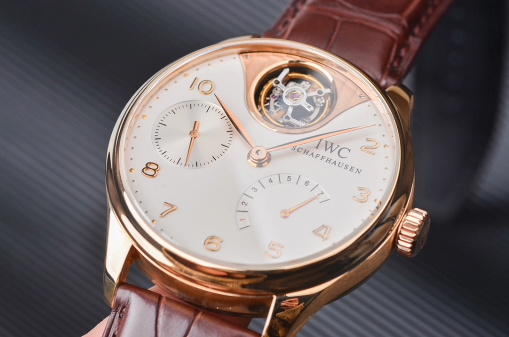 陀飞轮7日链】品牌:万国 iwc系列:葡萄牙系列限量玫瑰金动显陀飞轮7日