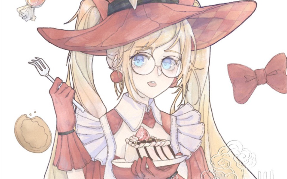 【procreate】安琪拉-魔法小厨娘绘制过程