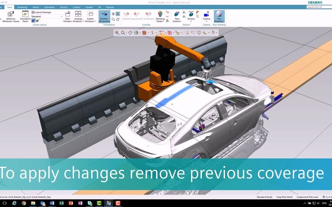 Tecnomatix Process Simulate(PDPS)工艺仿真 虚拟调试 案例—汽车行业机器人喷涂工艺完整仿真优化分析哔哩哔哩bilibili