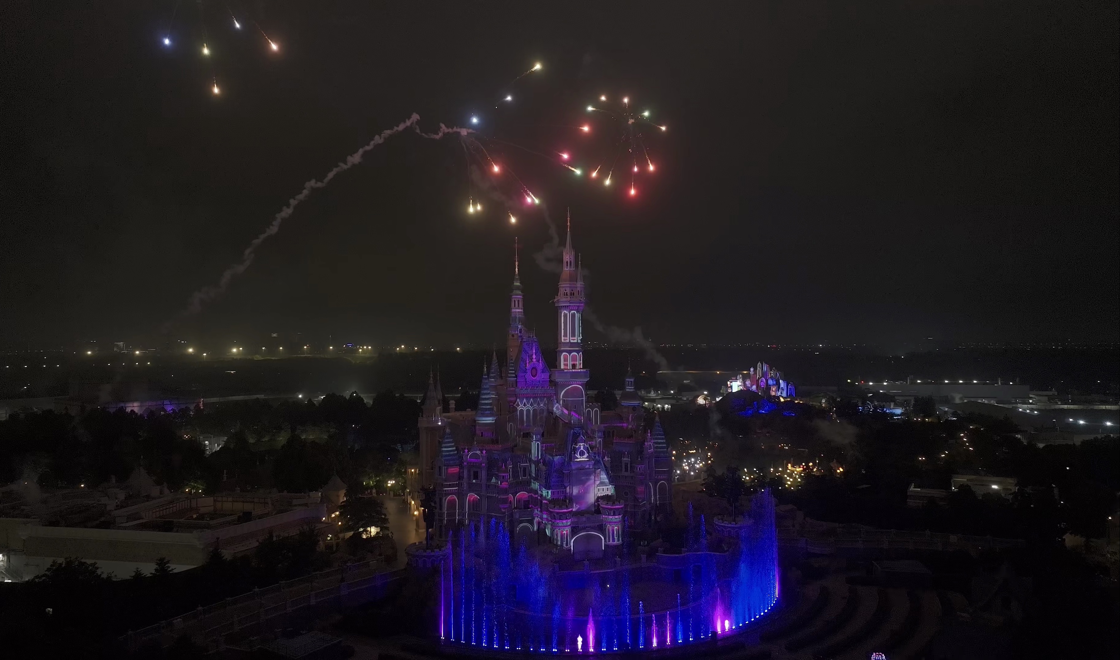 20240520迪士尼520烟花秀
