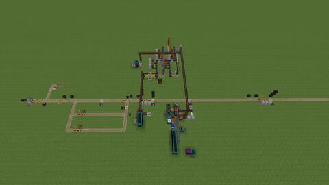 Minecraft Metro 一号线新造车辆段自动回厂 哔哩哔哩 Bilibili
