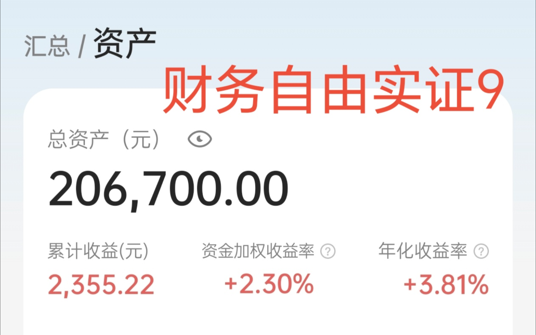 财务自由实证9:收入18000元,支出1300元,进度6.89%,比上月提高0.38个百分点.哔哩哔哩bilibili