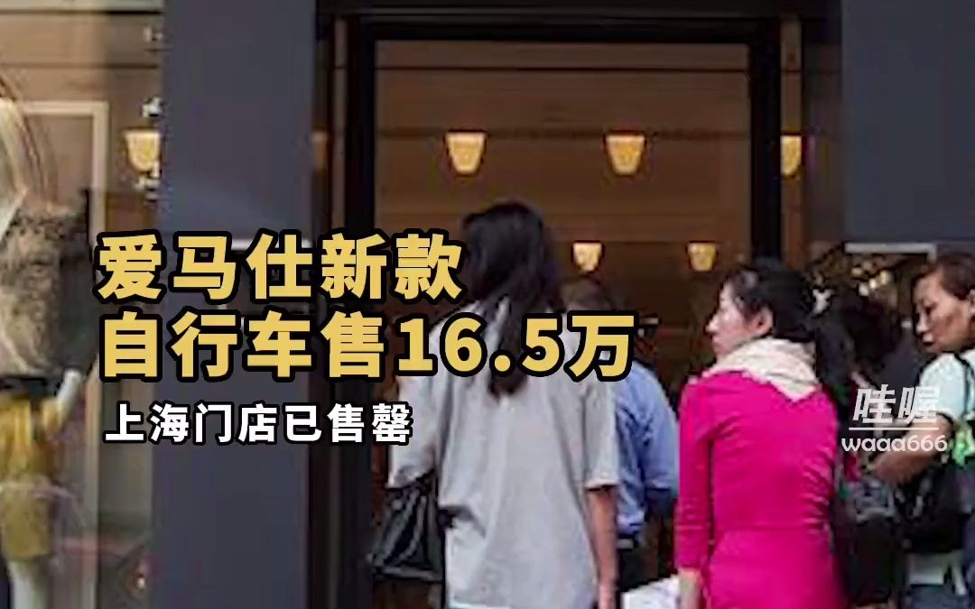 爱马仕新款自行车售16.5万,仅2个车筐价值8千,目前在上海线下门店均已售罄!哔哩哔哩bilibili