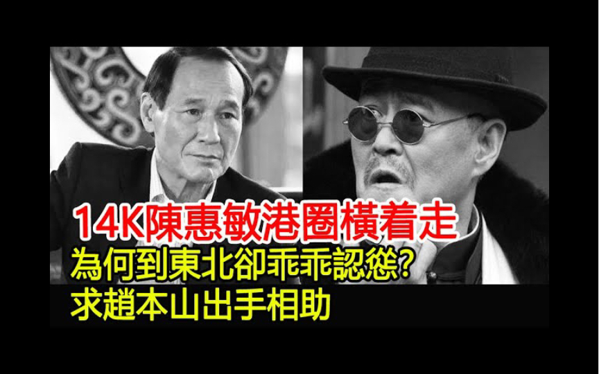 爬着求赵本山出手相助,14K陈惠敏港圈横着走,为何到东北却乖乖认怂?︱陈惠敏︱14K︱新义安︱和胜和︱水房︱香港社团哔哩哔哩bilibili