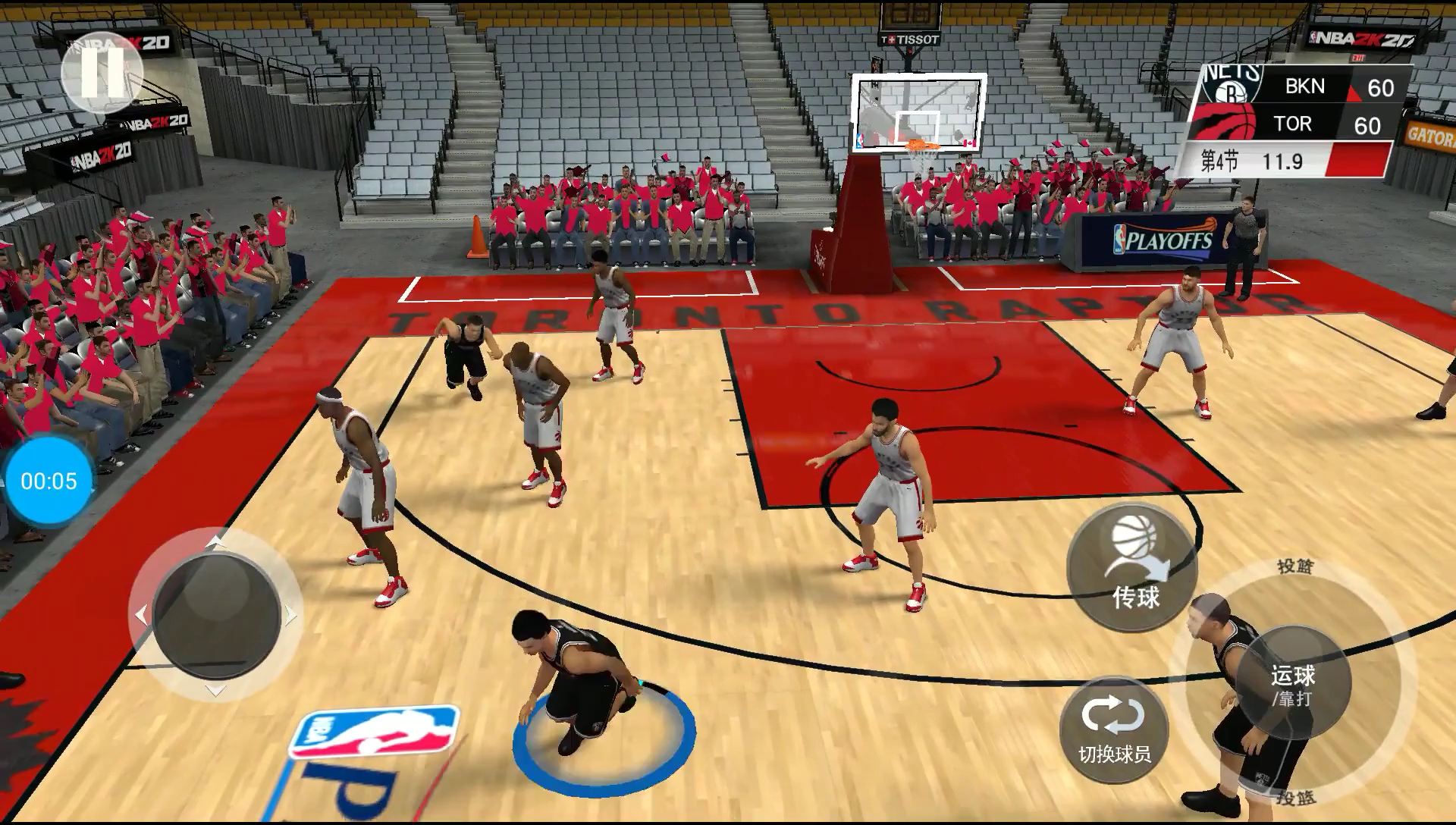 nba2k20手游__一个混乱的抢七压哨绝杀