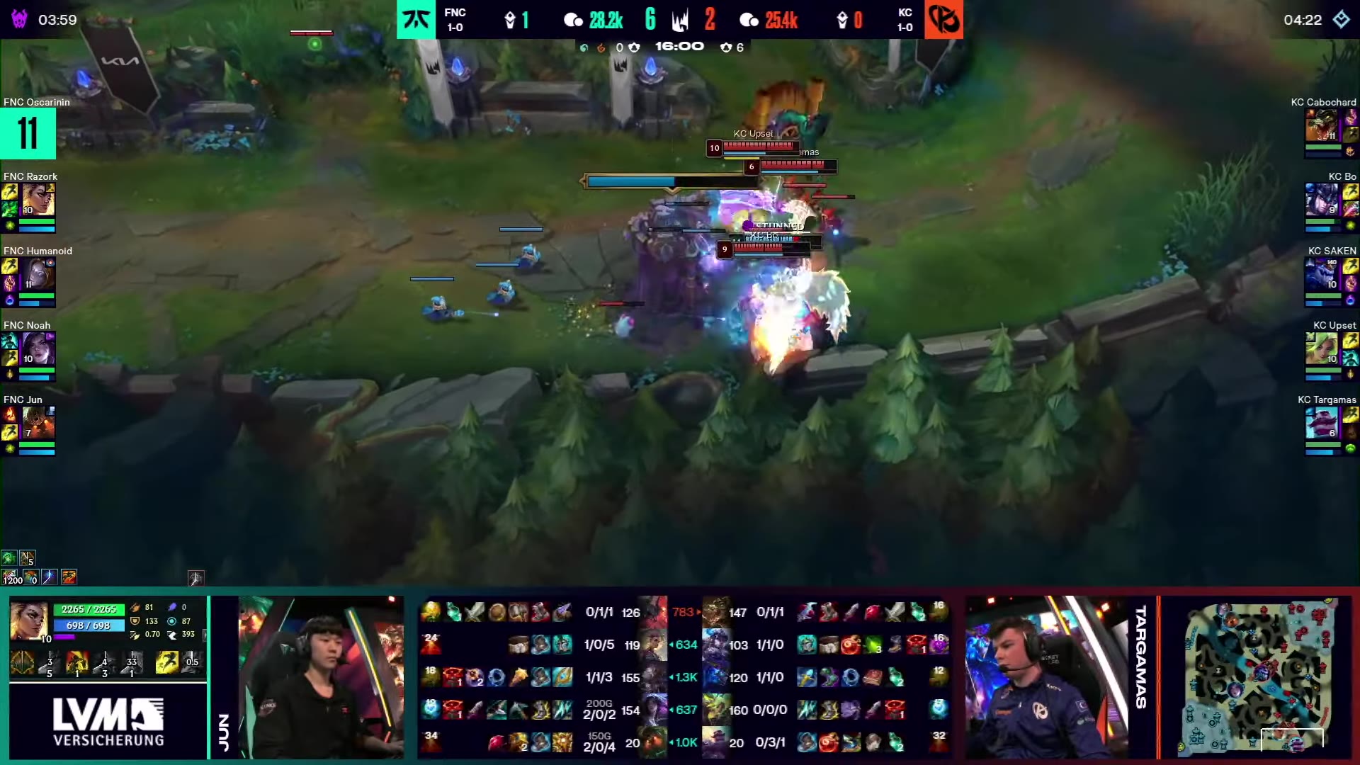 fnc vs kc - highlights | week 1 day 2 lec spring 2024 | fnatic