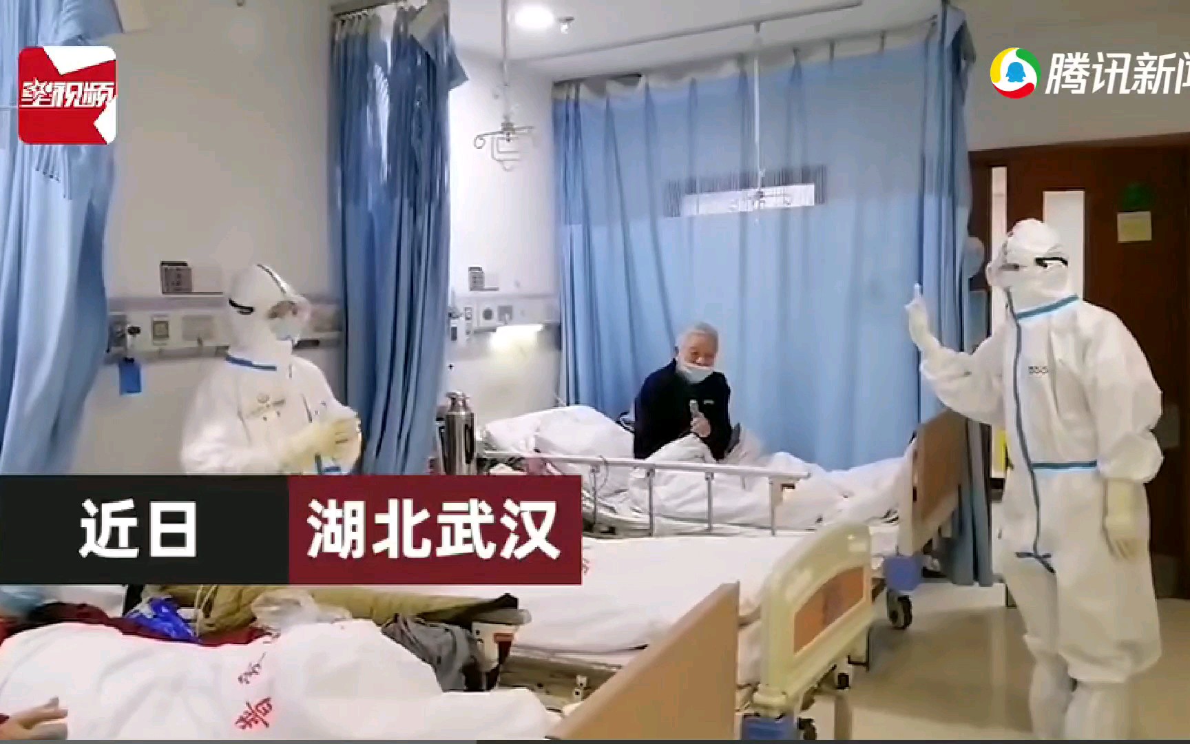 [图]被护士耽误的演员！援鄂护士病房唱戏 声音一落掌声响起