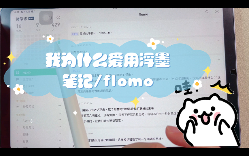 我为什么爱用浮墨笔记/flomo 使用法/我最爱的笔记输出app哔哩哔哩bilibili