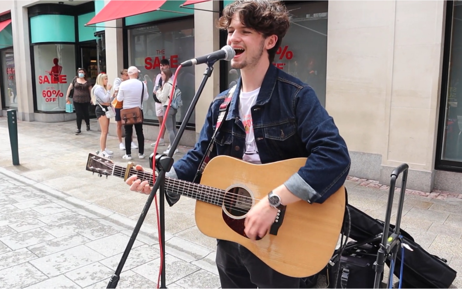 街头吉他弹唱knocking on heavens door (bob dylan)