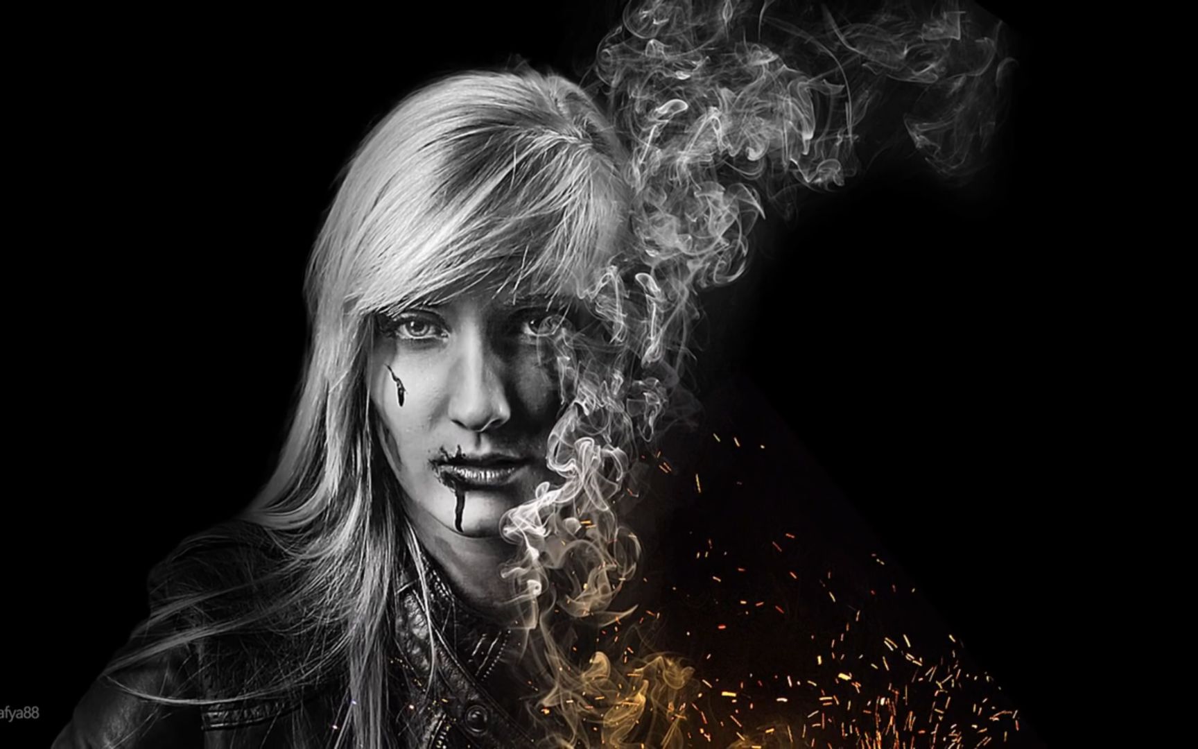 拉赫电影封面烟雾照片效果 - photoshop教程