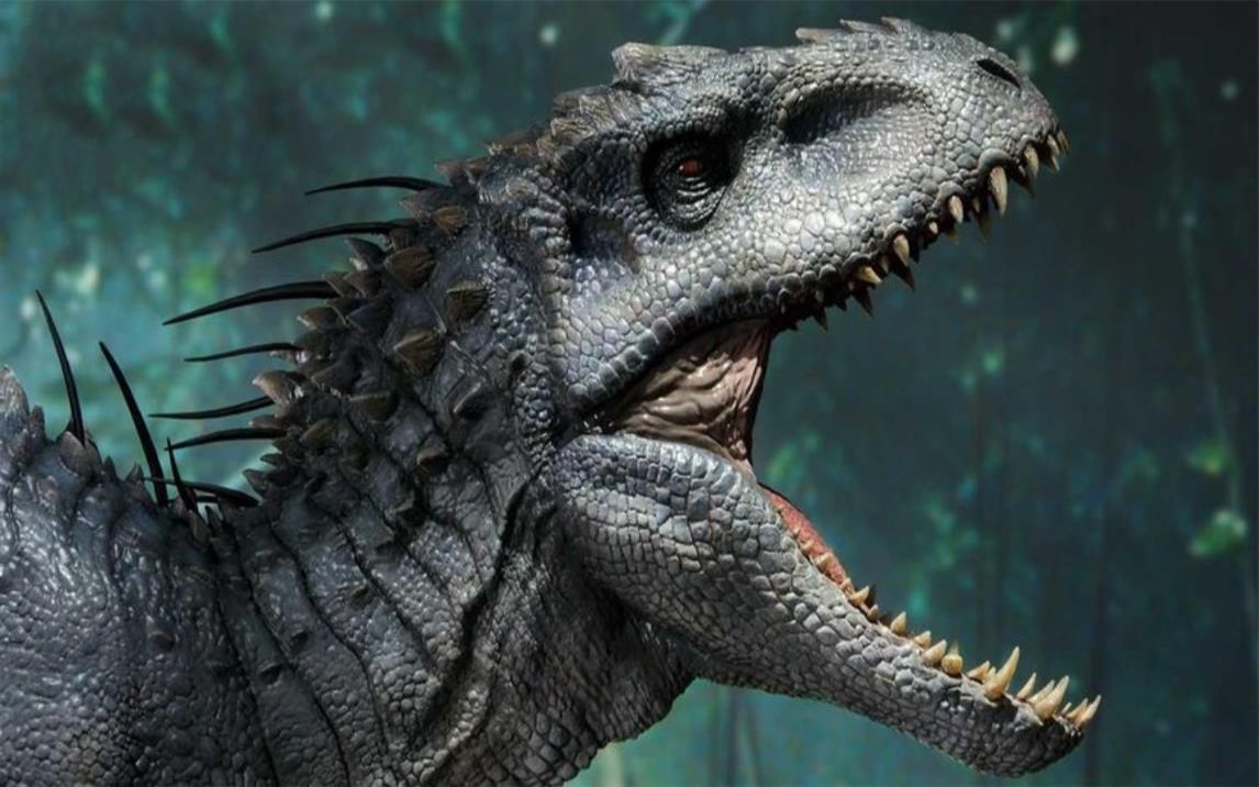 侏罗纪故事:暴虐龙10种dna混合的产物,也是目前陆地上无敌的怪物
