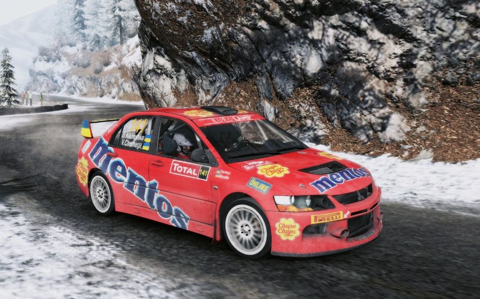 wrc3 三菱lancer evo ix 蒙特卡洛站 电影视角_哔哩哔哩_bilibili