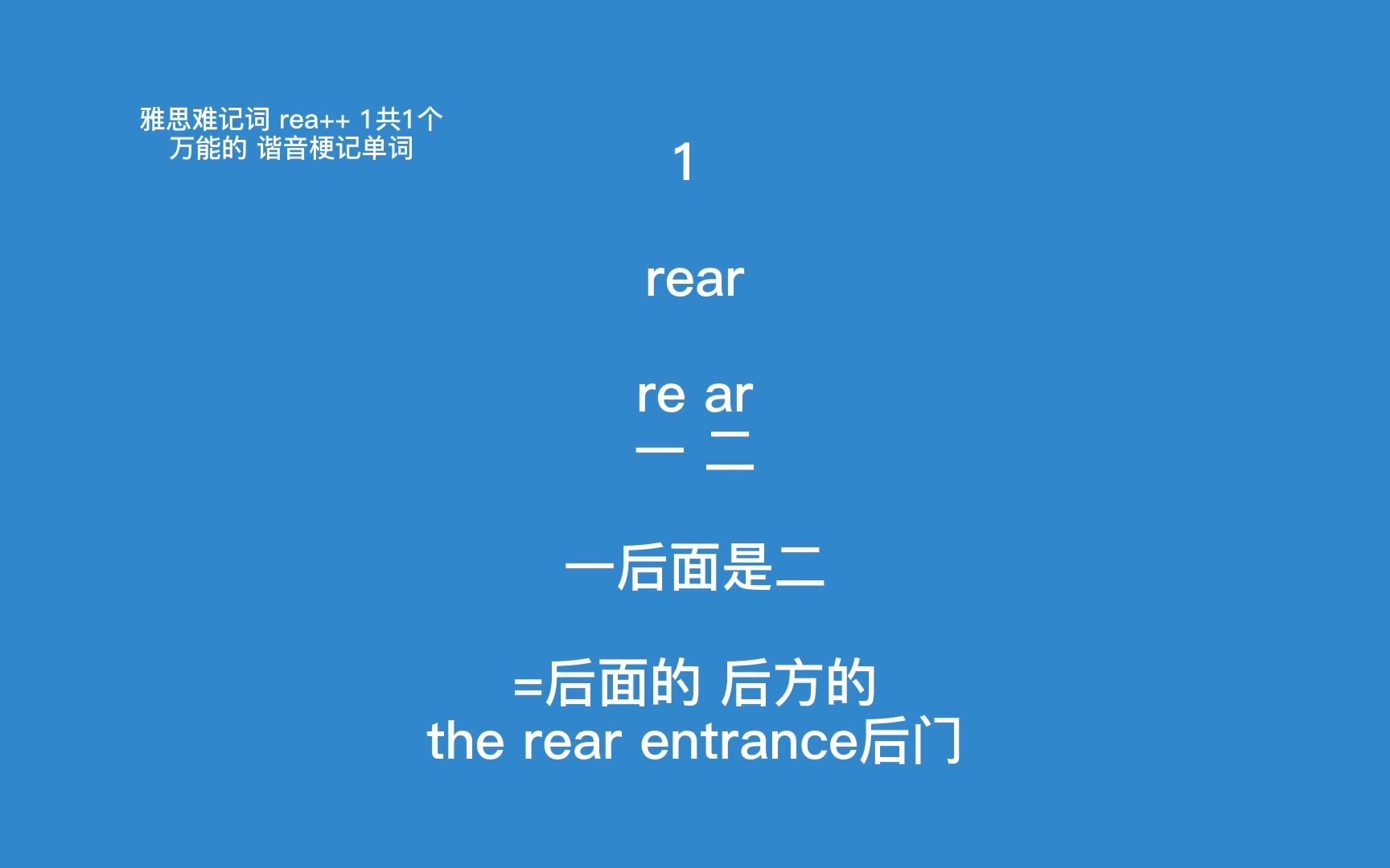 萬能的諧音梗記單詞 幫你瞬間記住雅思單詞