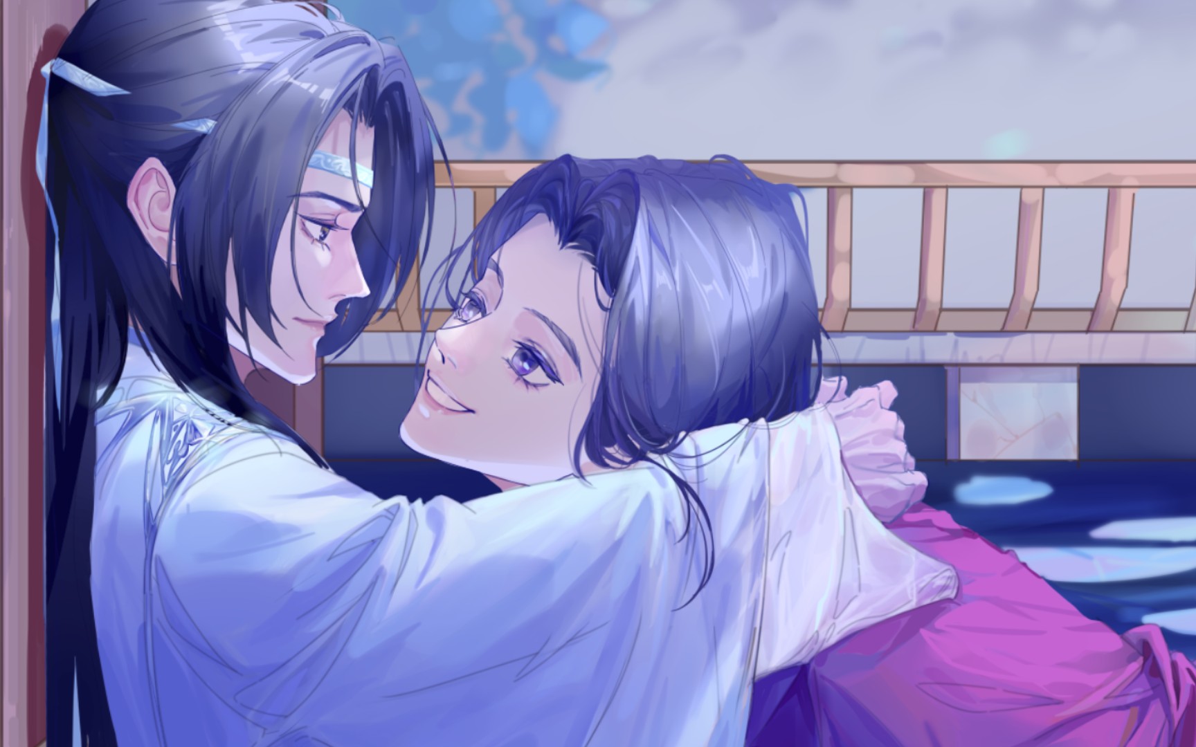 蓝二哥哥好看吧,我的! 忘羡新年贺图 魔道祖师