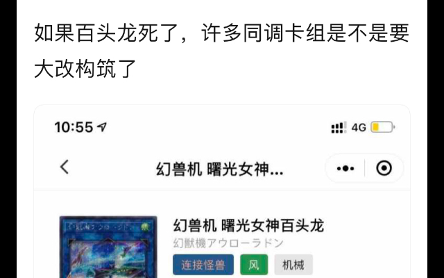 水机百头龙恐被禁幻兽机百头龙猎户座价格大跳水同调新危机