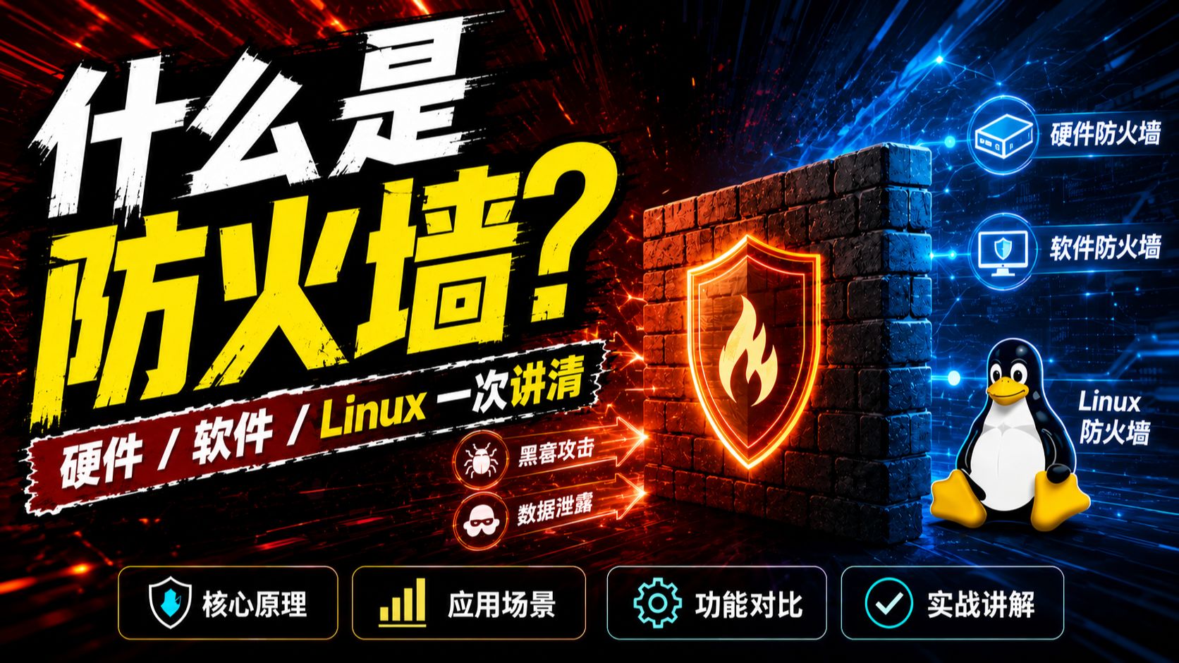 什么是防火墙?硬件 / 软件 / Linux 一次讲清