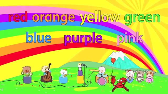 [图]【通过彩虹认识颜色】Rainbow Colors Song Colors Song for Kids