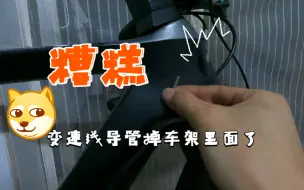 Download Video: 内走线的麻烦|拆中轴换变速线