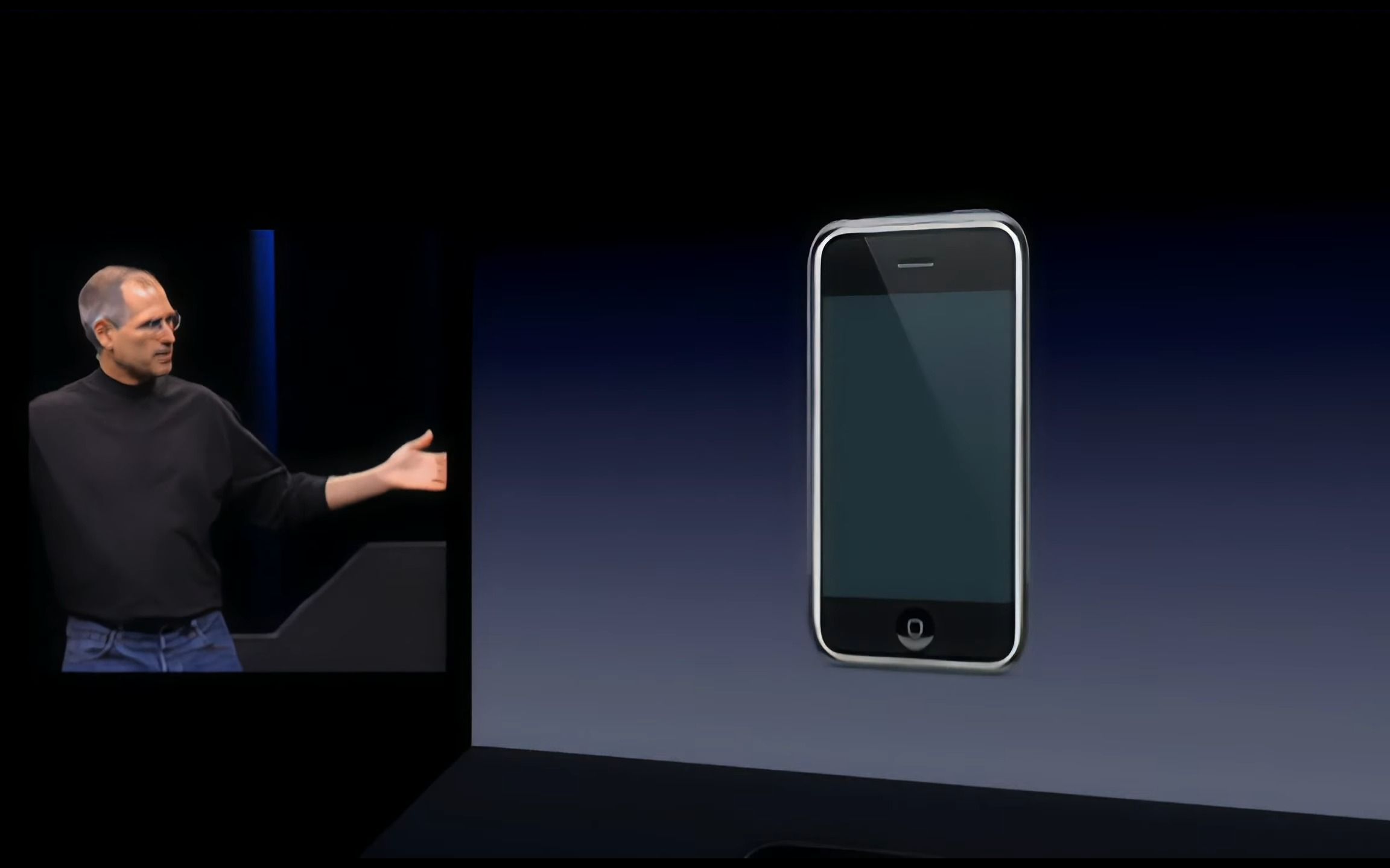 [图]【4K修复】巅峰之作：2007年乔布斯发布初代iPhone