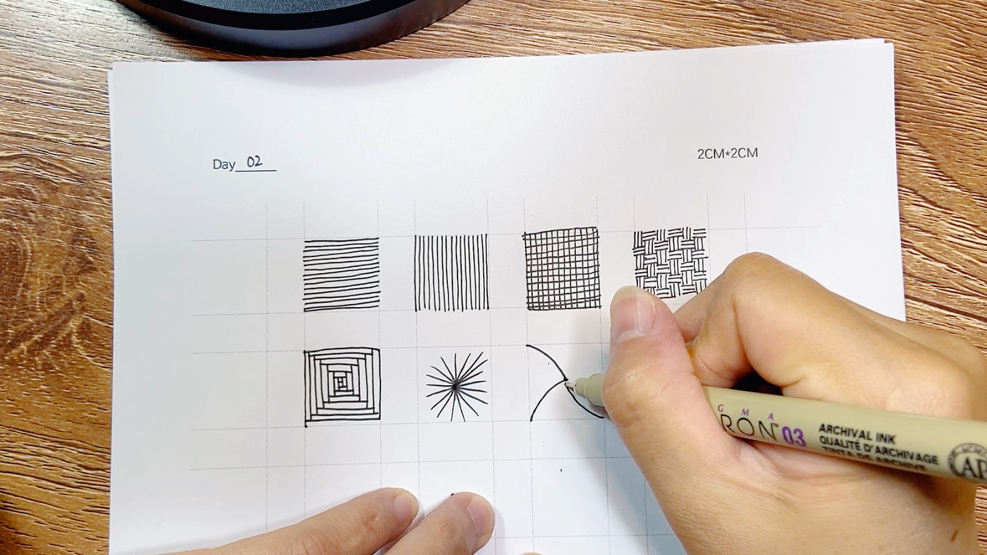 40岁0基础学画画控笔练习002