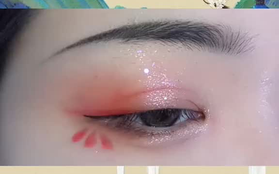 好久没出这种眼妆了汉服 花钿妆 教程