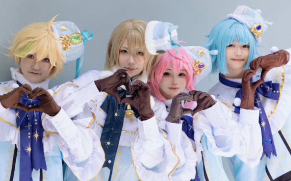 【es/甜甜白雪之歌】请看!四个可爱的小男孩!