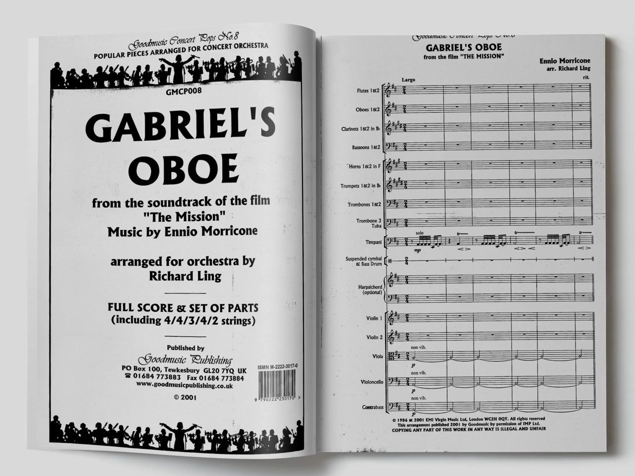 [图]Gabriel's Oboe 加布里埃尔的双簧管 管弦乐作品