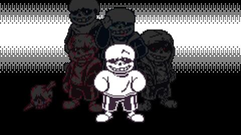 UNDERTALE - promised. Sans fight remake!_哔哩哔哩bilibili