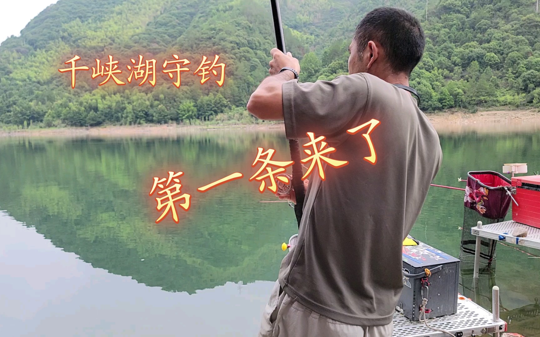 景宁千峡湖守钓第二集.钓鱼就是生活!