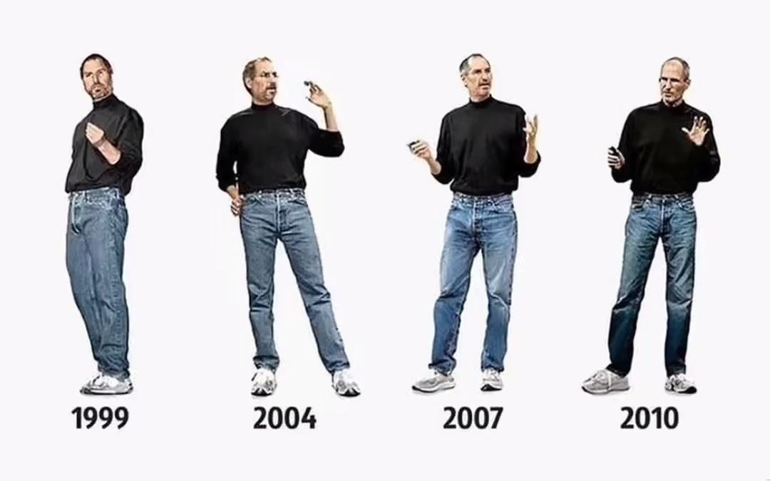 166_考古 乔布斯 标准性穿搭 issey miyake 高冷毛衣 levis牛仔裤 new